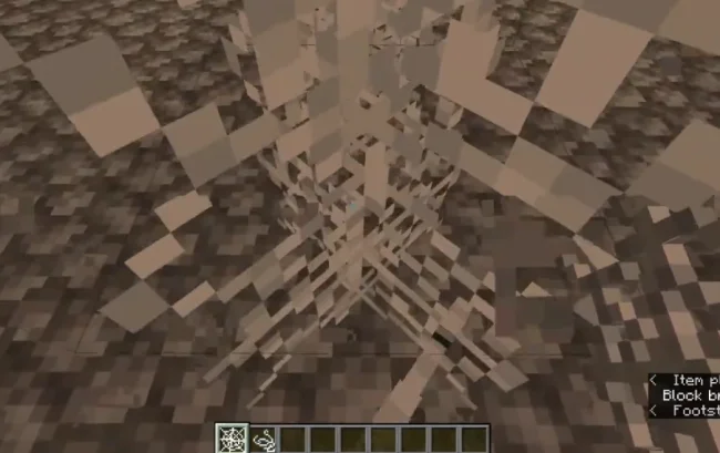 Новая анимация при прохождении через паутину из мода Weaker Spiderwebs