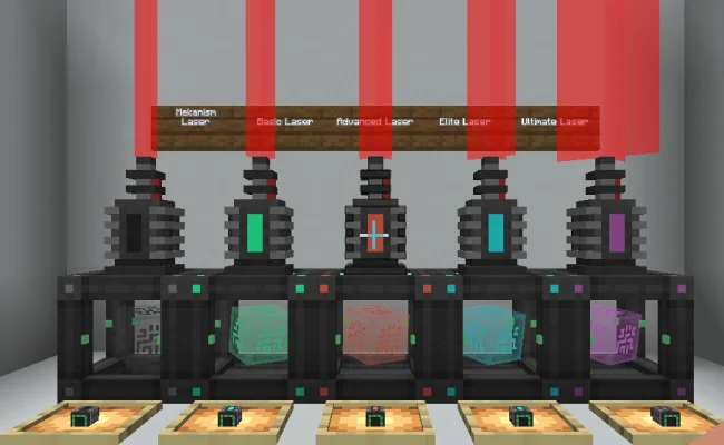 Мод на технологии для Майнкрафт 1.21.1 / 1.20.1 (Mekanism Lasers)