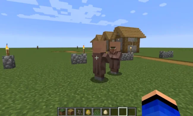 Правдоподобная стойка двух жителей с модом Regrowth