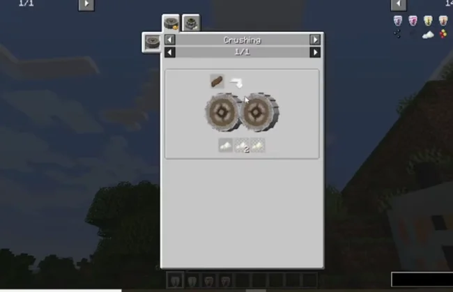 Меню механизма из мода Create Cafe