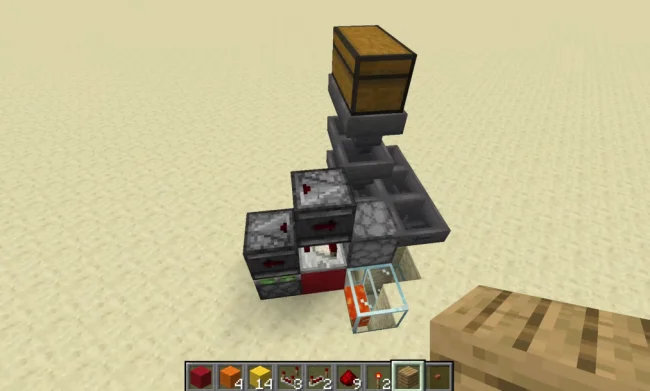 Процесс работы механизма из мода Trash Compactor