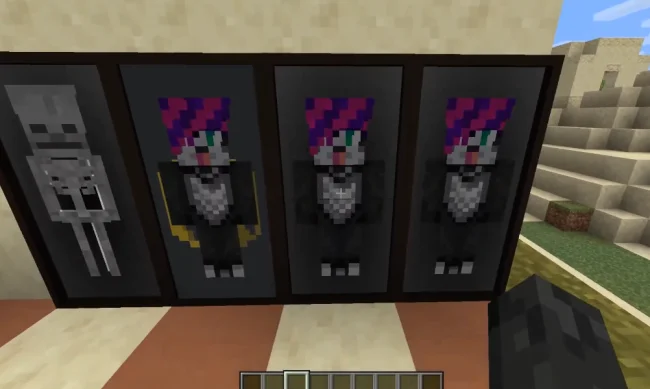 Возможность размещения разных персонажей в зеркале из мода The Magic Mirror