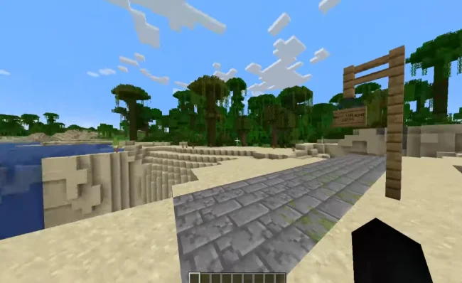 Пример дороги из мода Countereds Settlement Roads