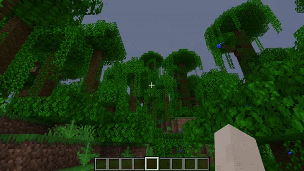 Мод на геймплей для Майнкрафт 1.21.8 / 1.20.5 (Biome Particle Weather)