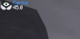 Плашка кармы из мода The God