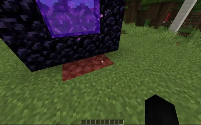 Появление других блоков вокруг портала из мода Nether Portal Spread