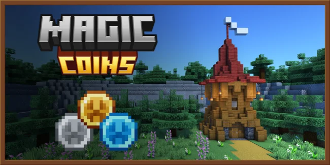 Мод на магию для Майнкрафт 1.21.1 (Magic Coins)