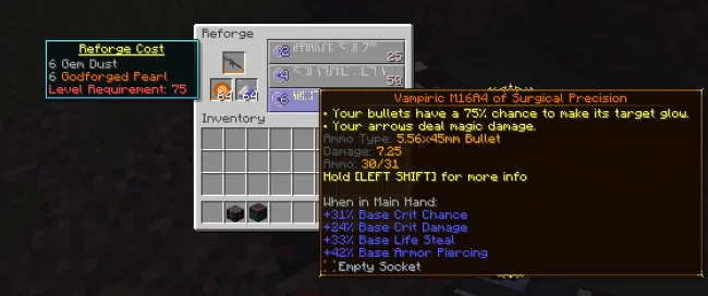 Мод на оружия для Майнкрафт 1.21.1 / 1.20.1 (Apotheosis Modern Ragnarok Zero)