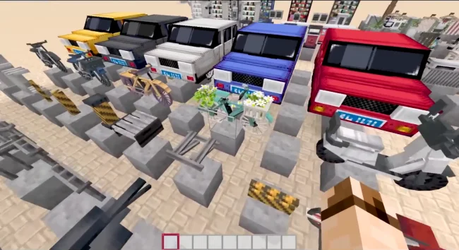 Автомобили из мода Yuushya Townscape