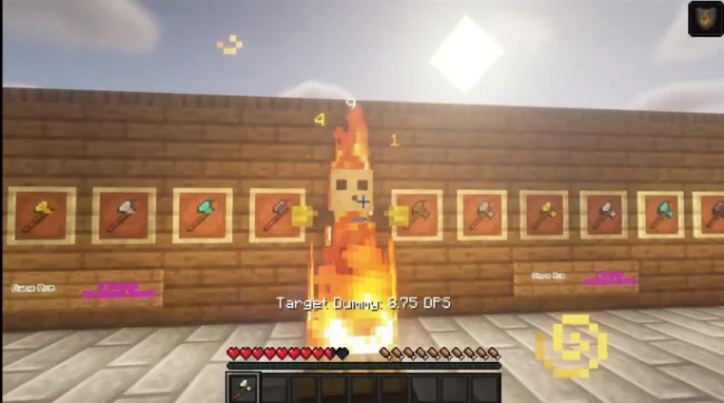 Атака новым топором из мода Axes Are Weapons