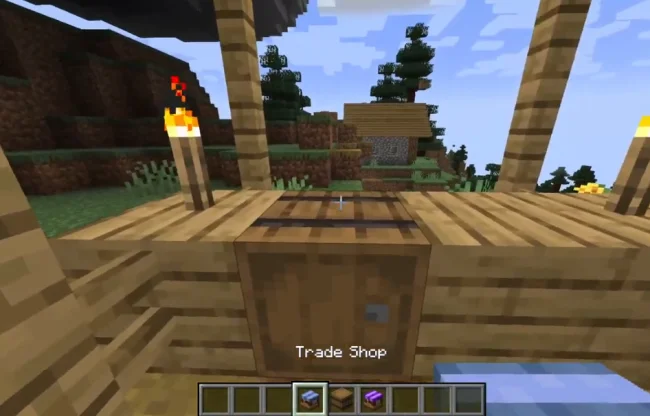 Блок из мода Universal Shops