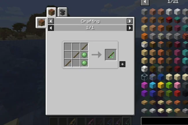 Крафт на новую удочку из мода Iron Fishing Rods