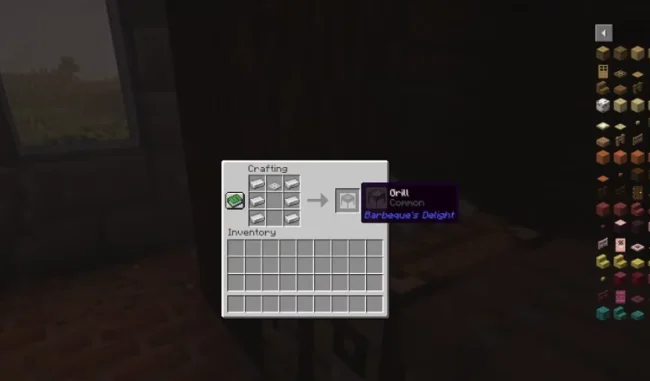 Крафт на новый блок из мода Barbeques Delight