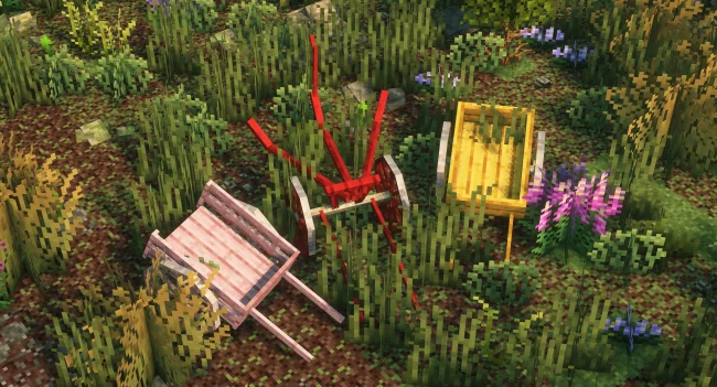 Мод на фермерство для Майнкрафт 1.21.1 / 1.20.1 (Astikor Carts TFC)