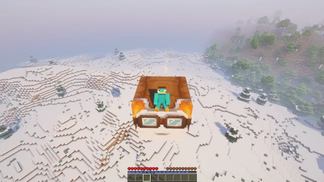 Мод на мобов для Майнкрафт 1.21.10 / 1.20.1 (Happy Ghasts Boost)