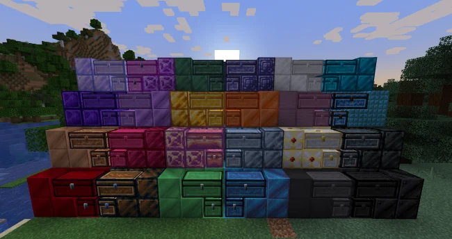 Мод на блоки для Майнкрафт 1.21.1 / 1.20.4 (Mythic Metals Decorations)