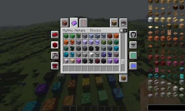 Новые предметы из мода Mythic Metals Decorations