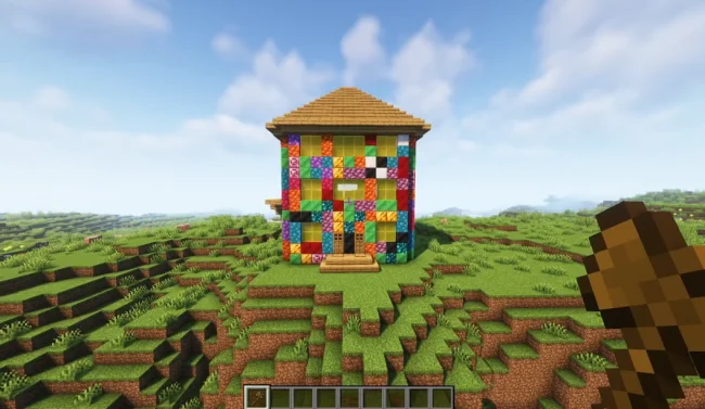 Постройка из новых блоков из мода Mythic Metals Decorations