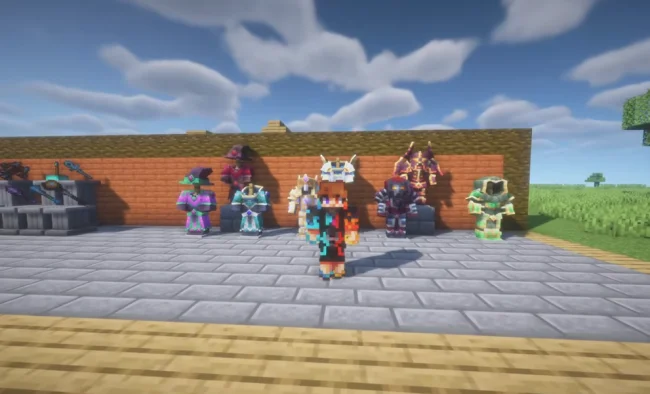 Новые виды брони из мода Armory RPG Series