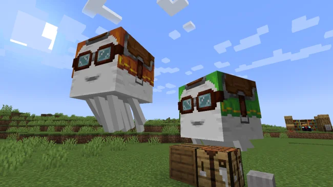 Мод на мобов для Майнкрафт 1.21.4 / 1.20.4 (Happy Ghast Backport)