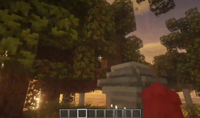 Осенний биом из мода Mystics Biomes