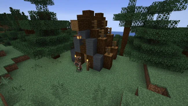 Мод на мобов для Майнкрафт 1.20.1 / 1.19.4 (Monster Hunter Villager)