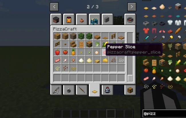 Предметы из мода PizzaCraft