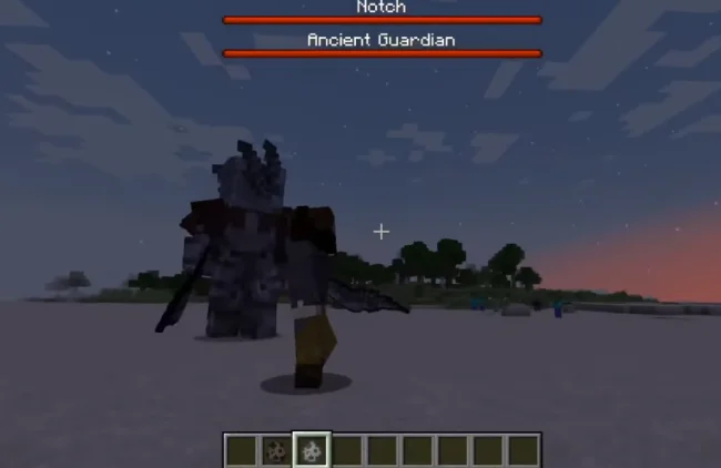 Новые мобы из мода souls like universe weapon and armor and boss