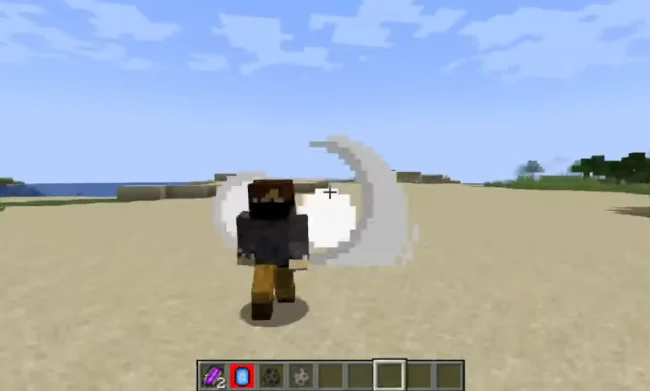 Анимация новой атаки из мода souls like universe weapon and armor and boss