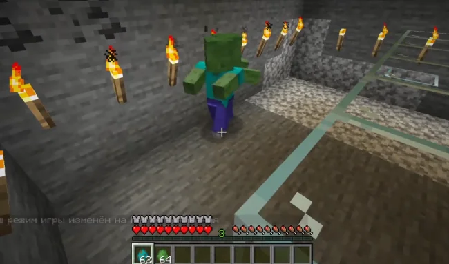 Пропажа факелов после касания моба из мода Fragile Torches