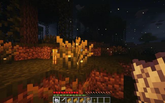 Мод на растения для Майнкрафт 1.21.4 / 1.20.1 (Firefly Bush)