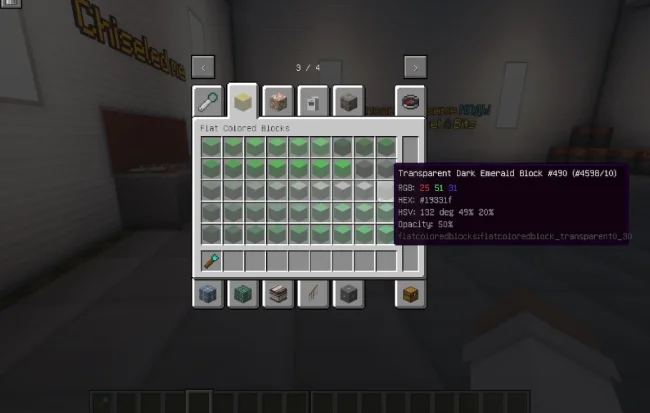 Блоки из мода Bits And Chisels