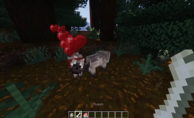 Вторая возможная расцветка нового моба из мода Backported Wolves