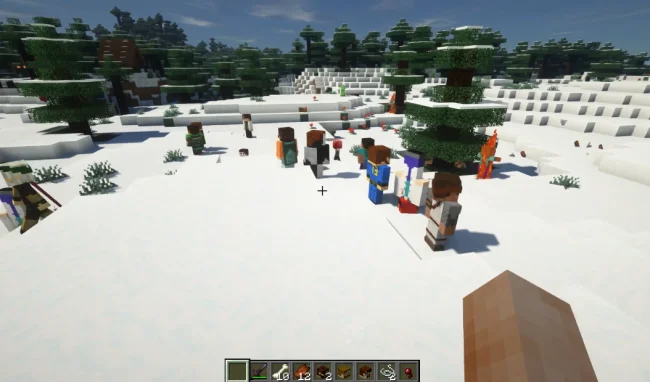 Разновидность новых мобов из мода Player Mobs