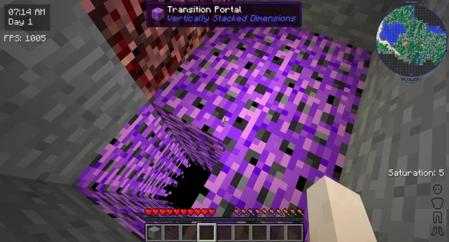 Мод на измерения для Майнкрафт 1.12.2 (Vertically Stacked Dimensions)