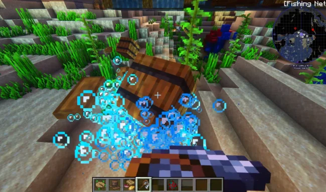 Новая анимация пузырей под водой из мода Lilis Lucky Lures