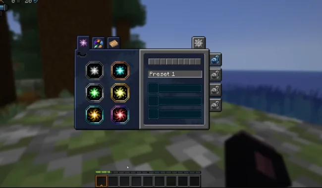 Магическое меню из мода Tensura Reincarnated