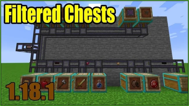 Мод на блоки для Майнкрафт 1.19.2 / 1.18.2 (Filtered Chests)