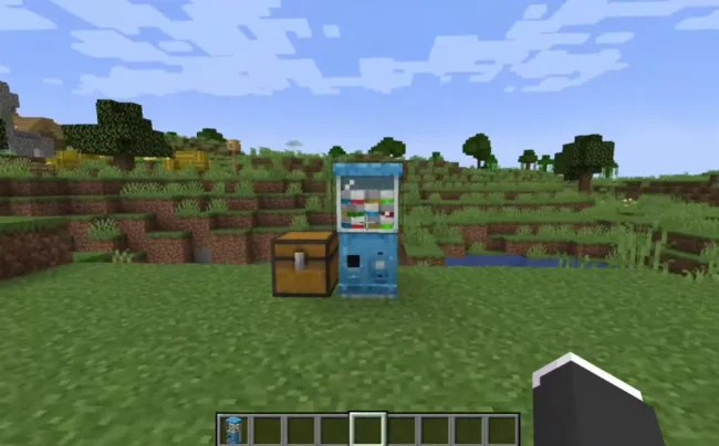 Новый блок из мода Cobblemon Firework Capsules