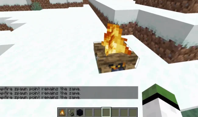 Костер из мода Campfire Spawn and Tweaks