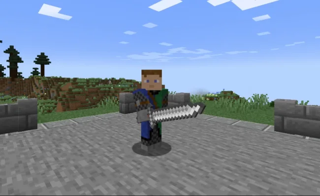 Новый огромный меч из мода Epic Knights Slavic Armory