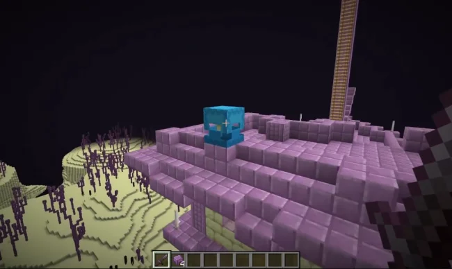 Новый синий шалкер из мода Random Shulker Colours