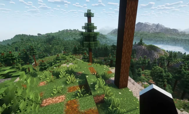 Новая генерация деревьев из мода Lithosphere