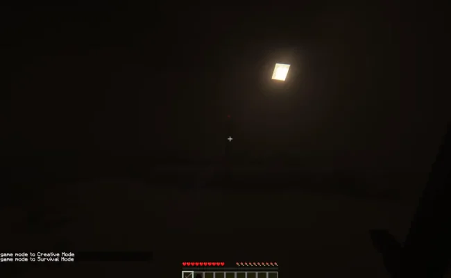 Процесс бегства от мобов из мода Whispering Spirits