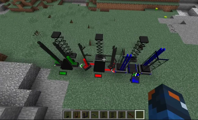 Пушки из мода Interconnected Block Missiles