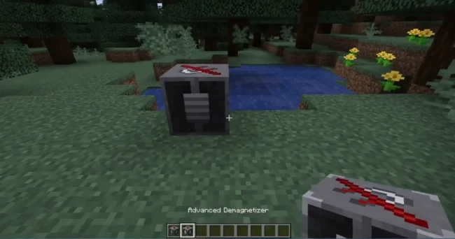 Блок из мода Demagnetize