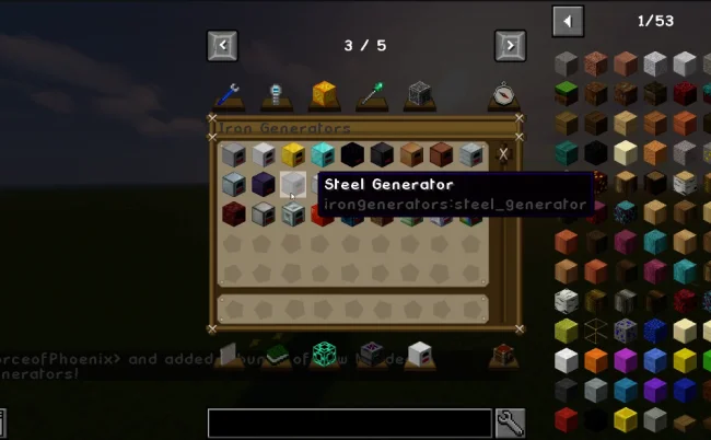 Все новые предметы из мода Iron Generators