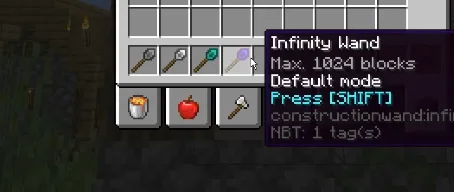 Все виды палочек из мода Construction Wand