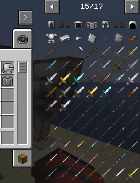 Новые виды оружия из мода Epic Knights Shields, Armor and Weapons