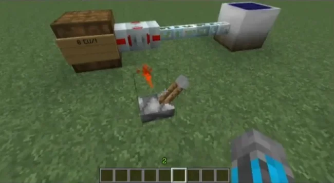 Процесс работы механизма из мода Compact Solars